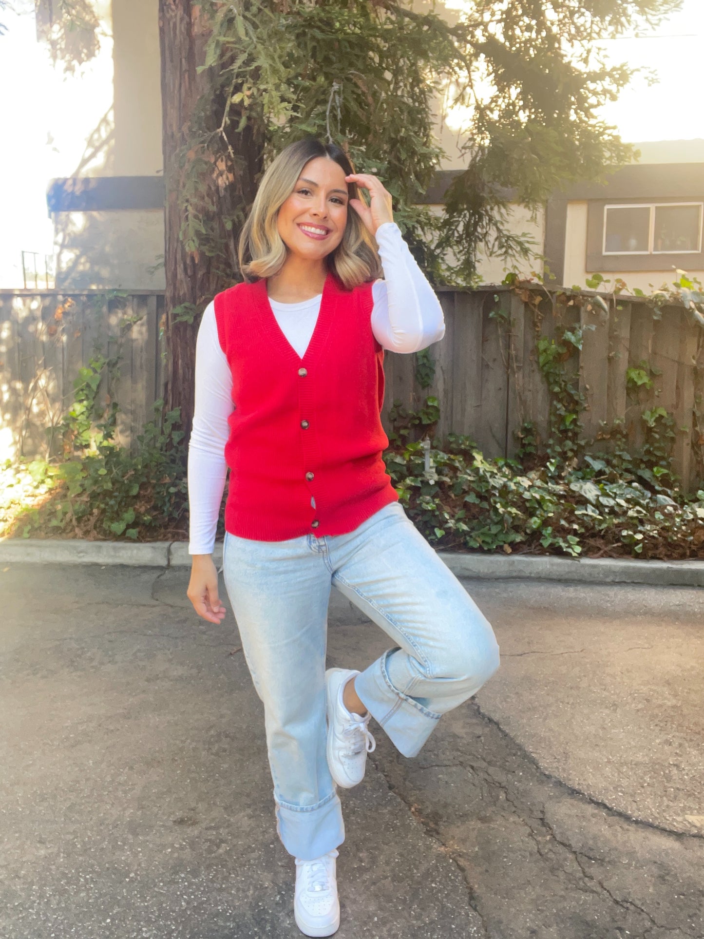 Classic Buttoned Sweater Vest