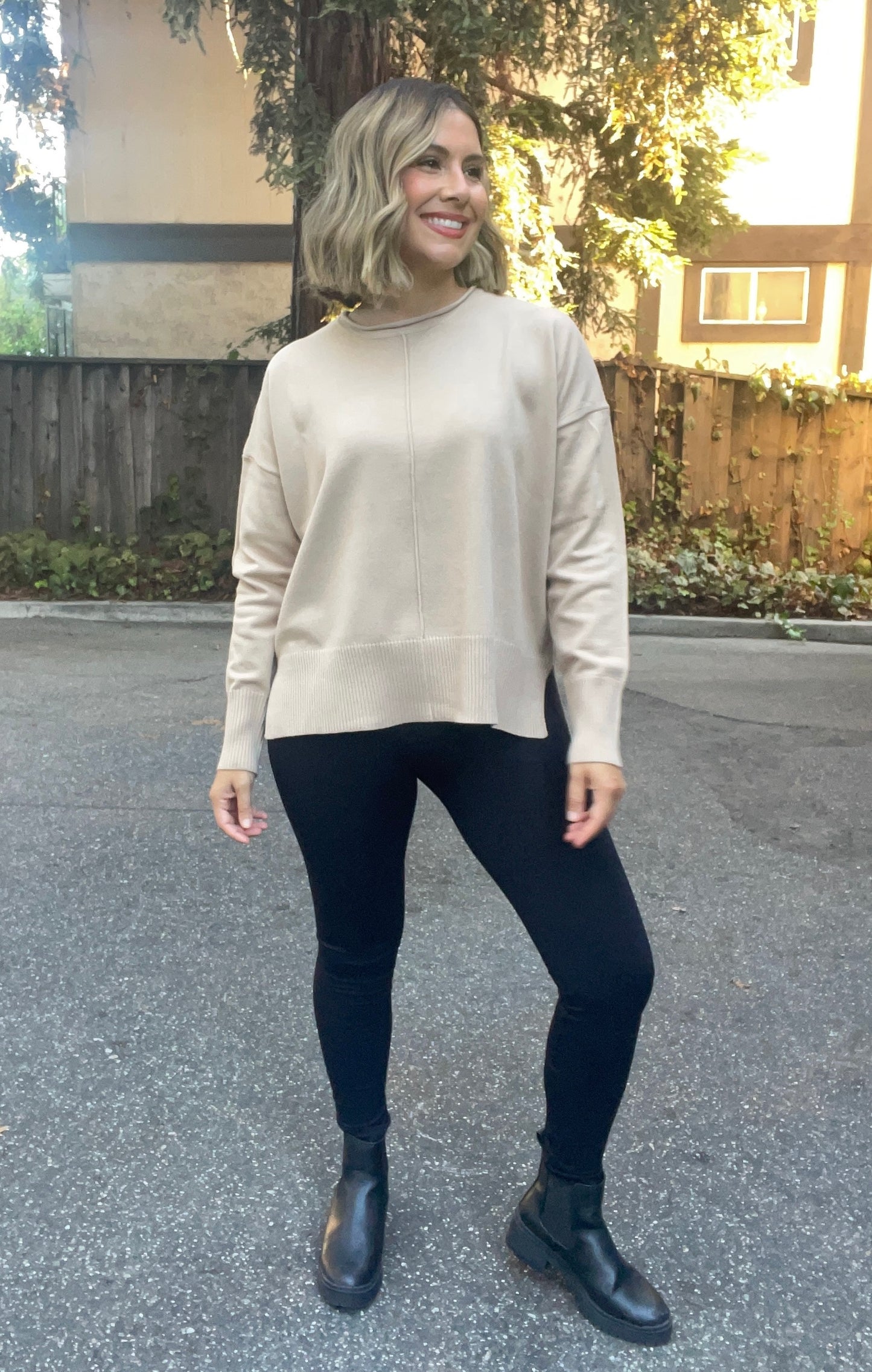 Seamless Long Black Leggings