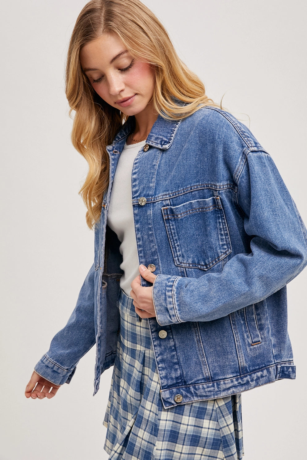 Denim Oversized Jacket
