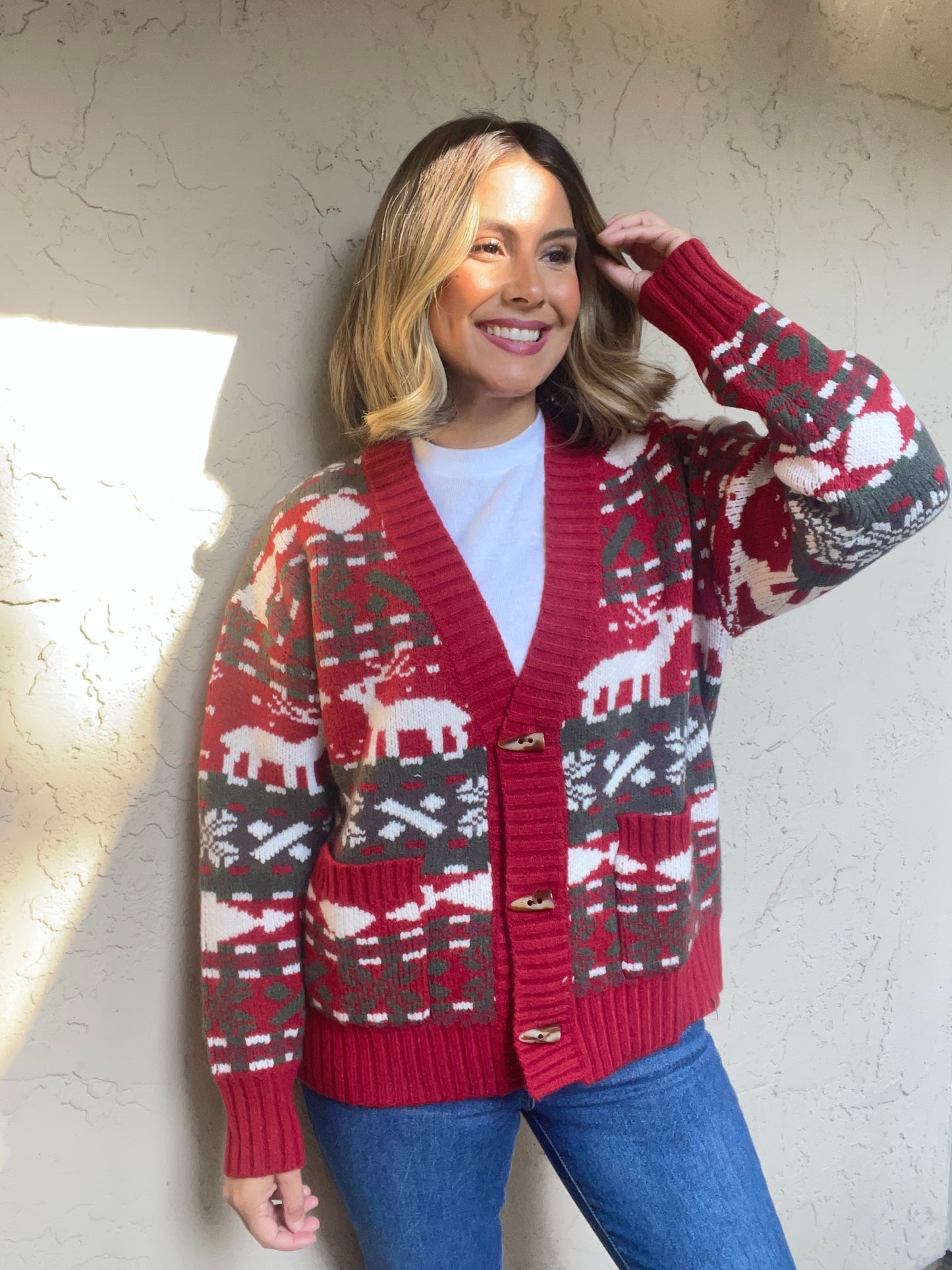 Christmas Print Sweater