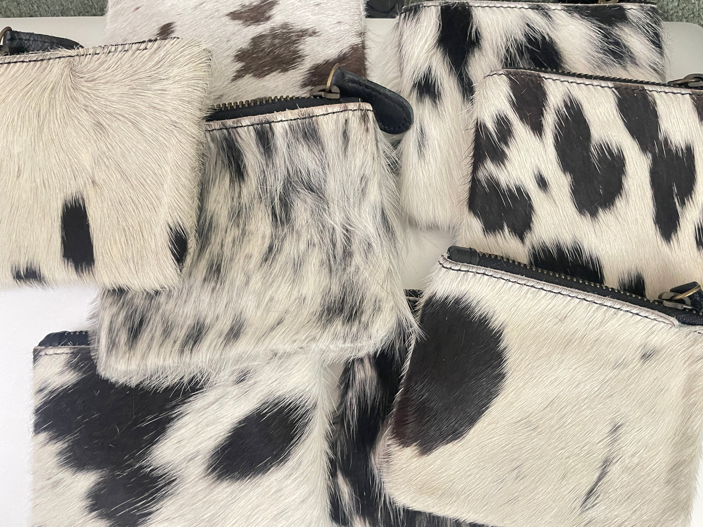 Cowhide Coin Pouch